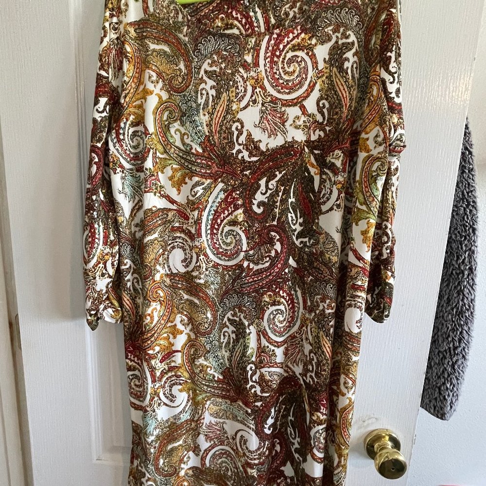 Midi dress, multi-colored